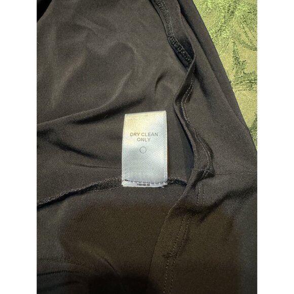 Ic By Connie K Black Zip-Front Long Sleeve Dress Size S - Picture 5 of 7